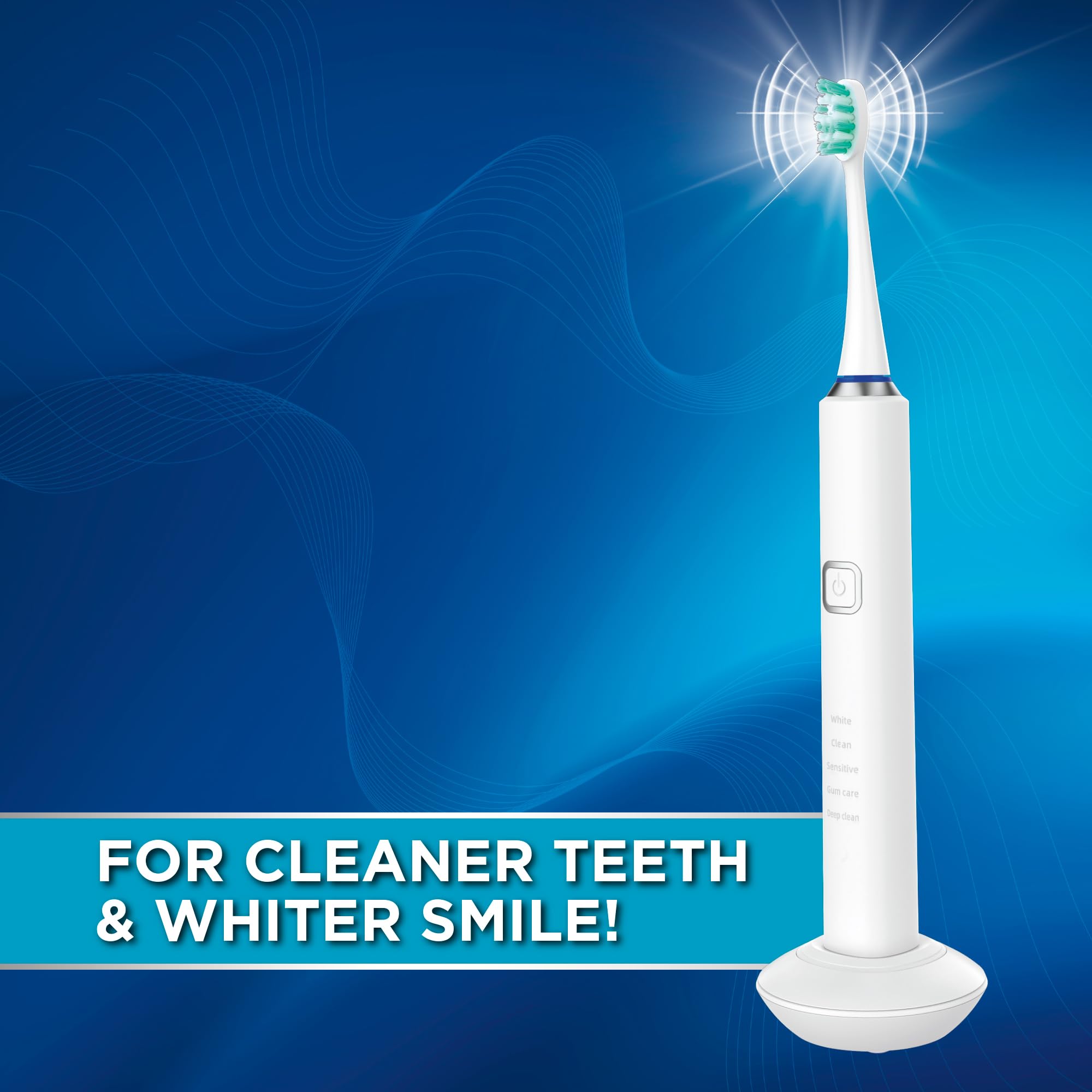 USB charging dock with LED indicators for Miracle Smile
