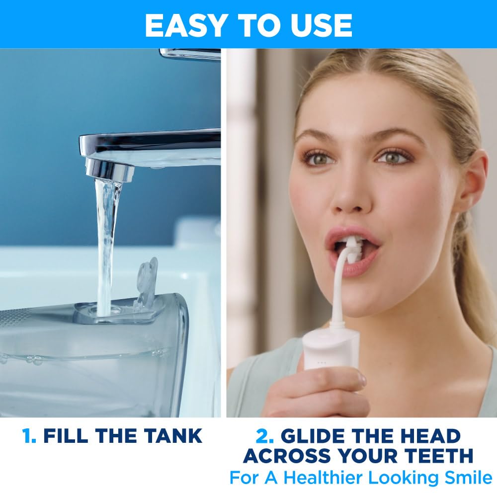 Cordless water flosser with 220ml tank