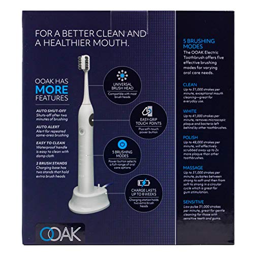V++ Arc brush head conforms to tooth shape and focuses on gums