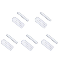 OOWLIT 5 clear soft anti-slip nose pads for Oakley eyewear frames - 12x5x2 mm
