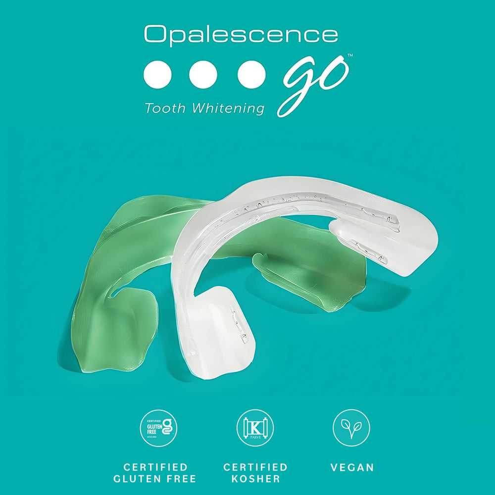 Hydrogen peroxide whitening gel used in Opalescence Go 10%.