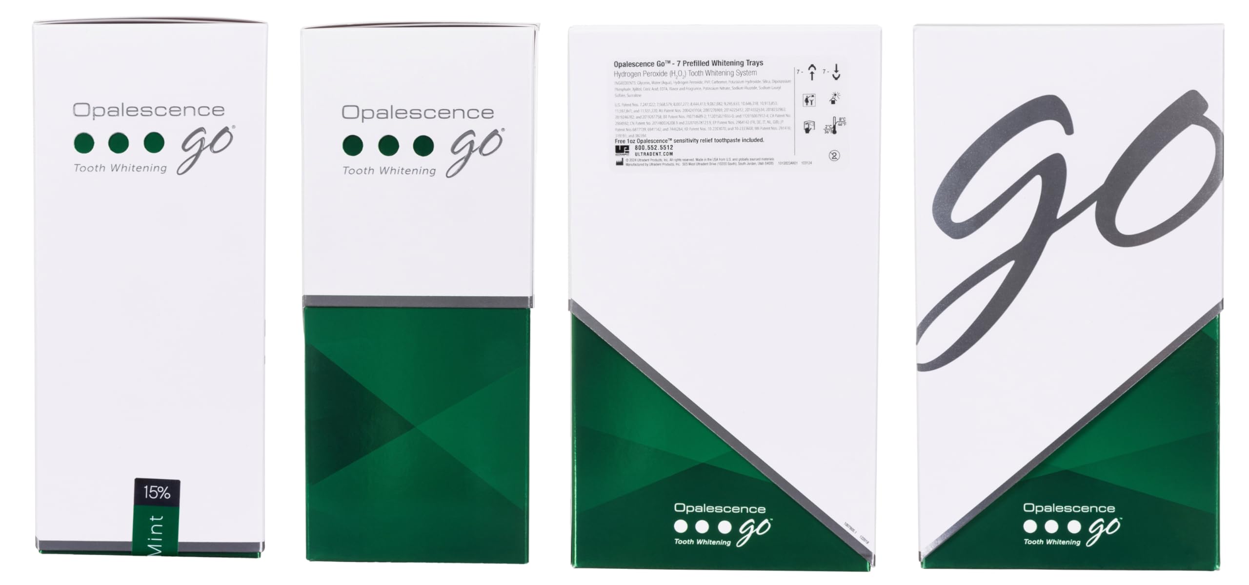 No LED light required for Opalescence Go 15% Mint