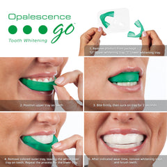 Close-up of Opalescence Go 15% whitening trays