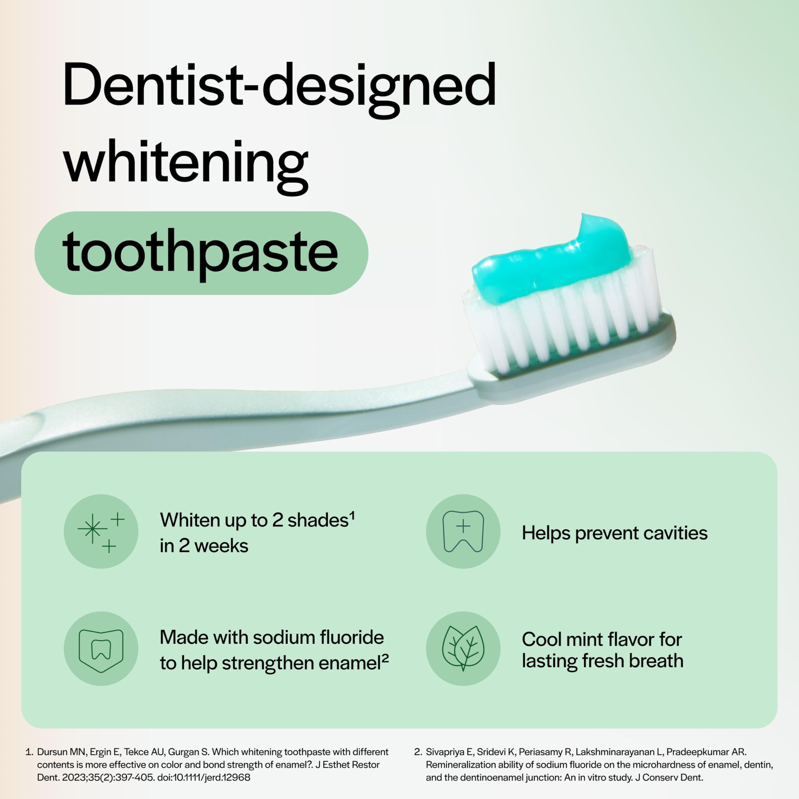 Close-up of Opalescence toothpaste tube