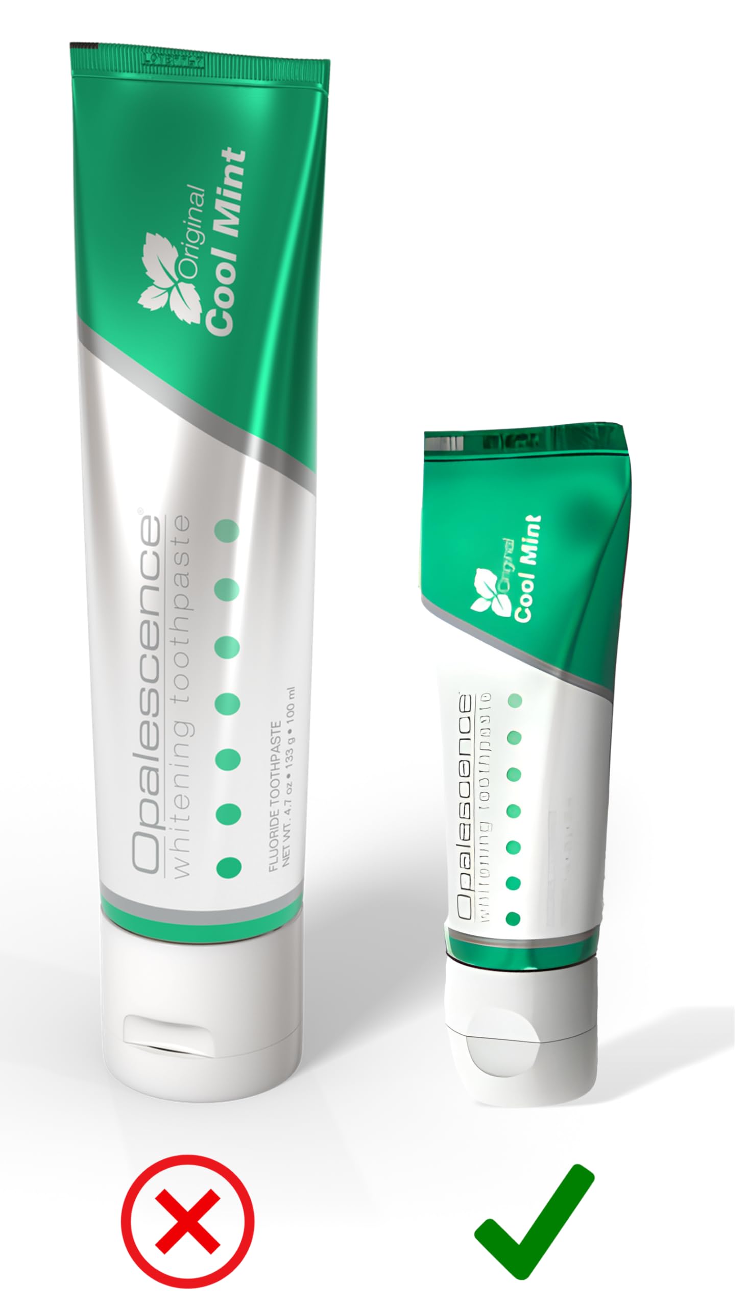 Opalescence toothpaste made in USA label