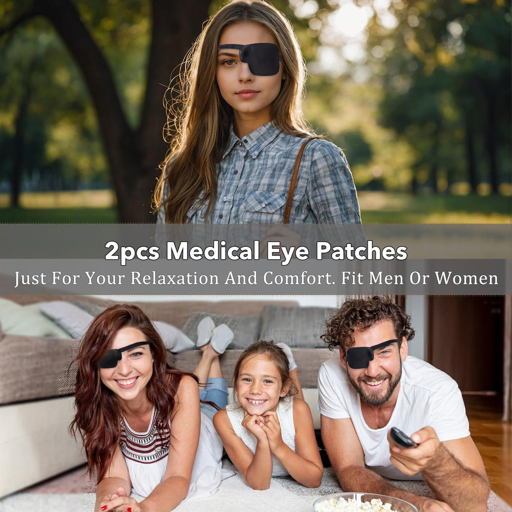 Light blocking eye patch with full eye coverage