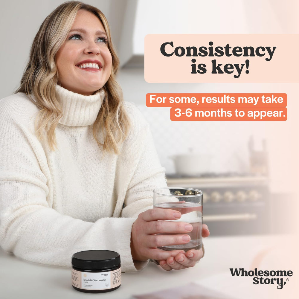 Open container showing label with 30 servings