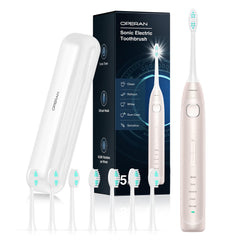 Operan electric toothbrush champagne color front view