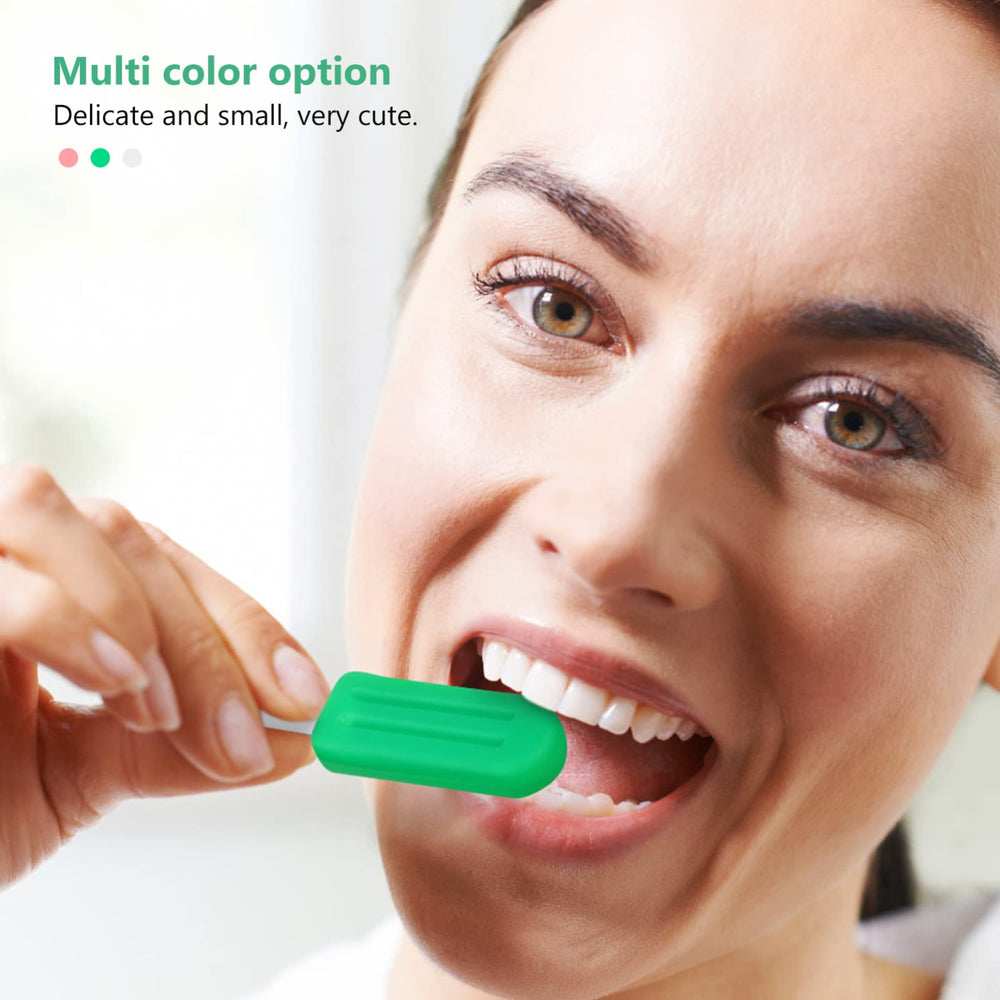 Popsicle shape chewable for braces with ergonomic handle - image 2