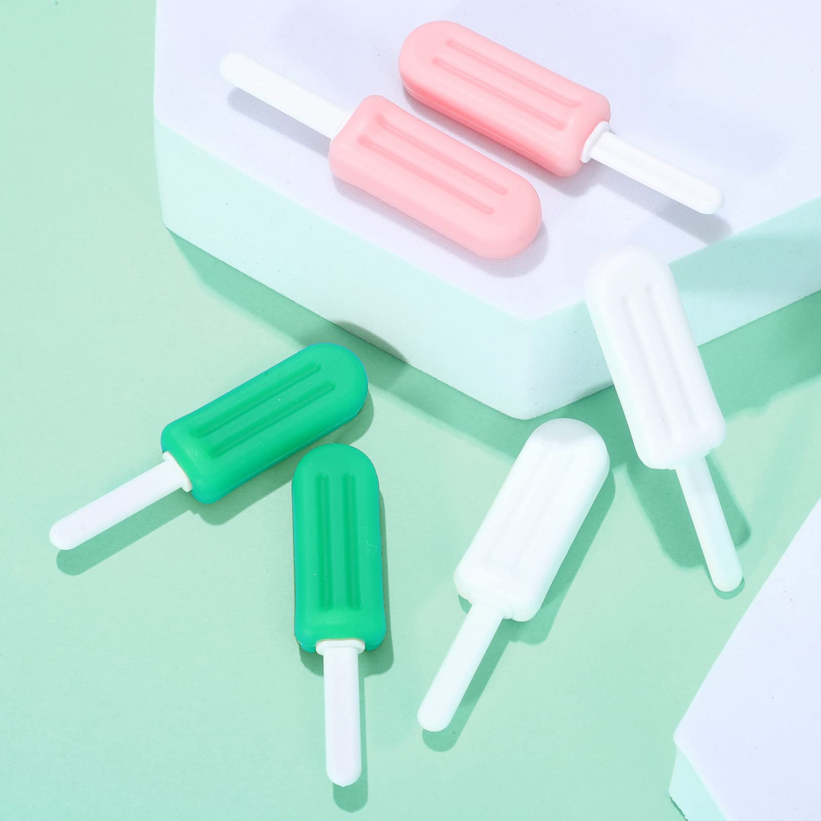 Operitacx silicone chewies kit with handle - 6 pieces - image 8