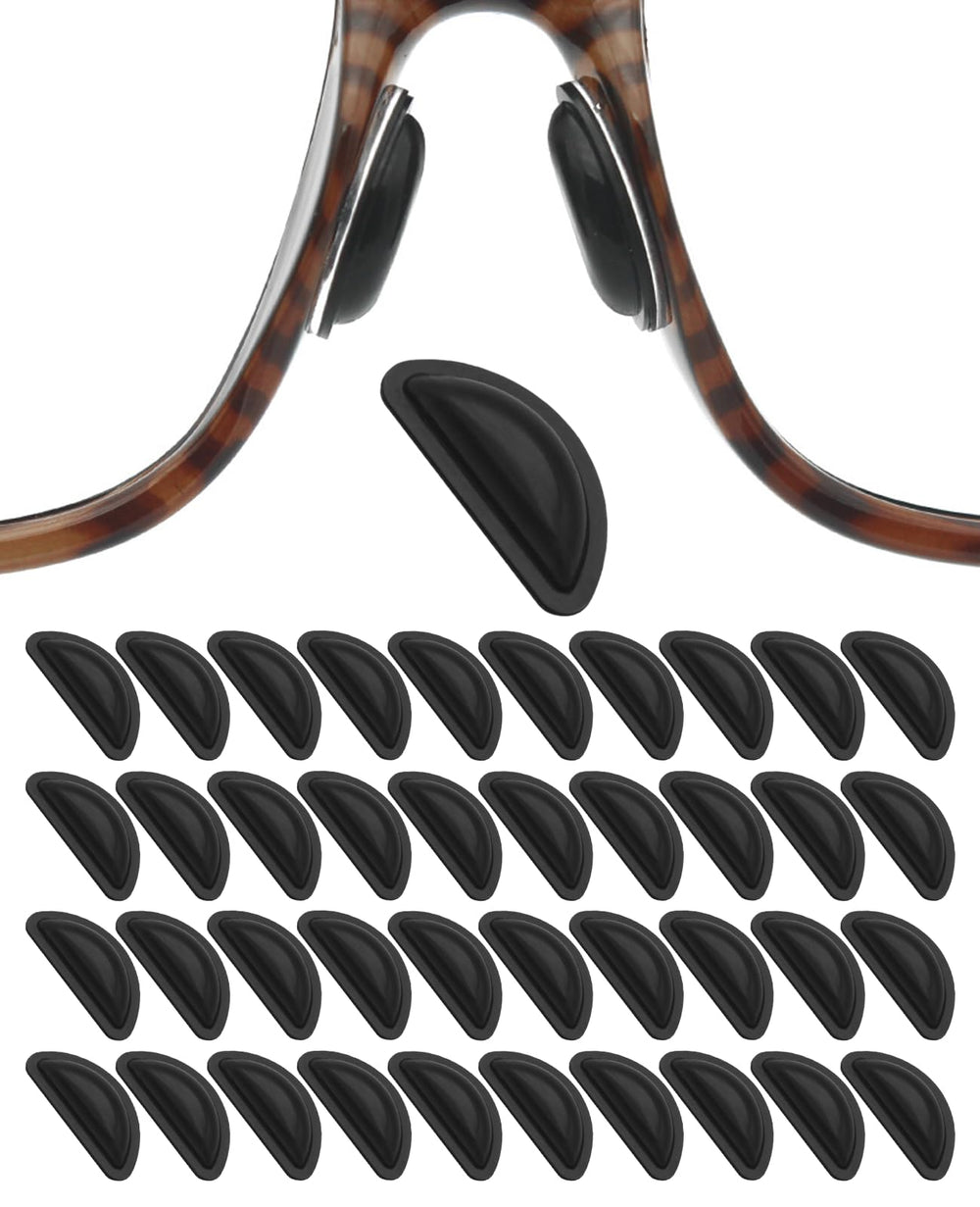 OPLCFO product front view of 20-Pairs Silicone Nose Pads for Eyeglasses