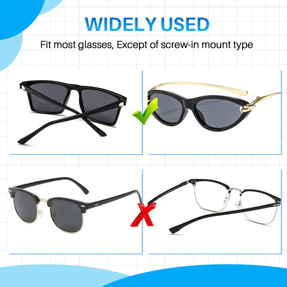 Universal compatibility with plastic and metal frames