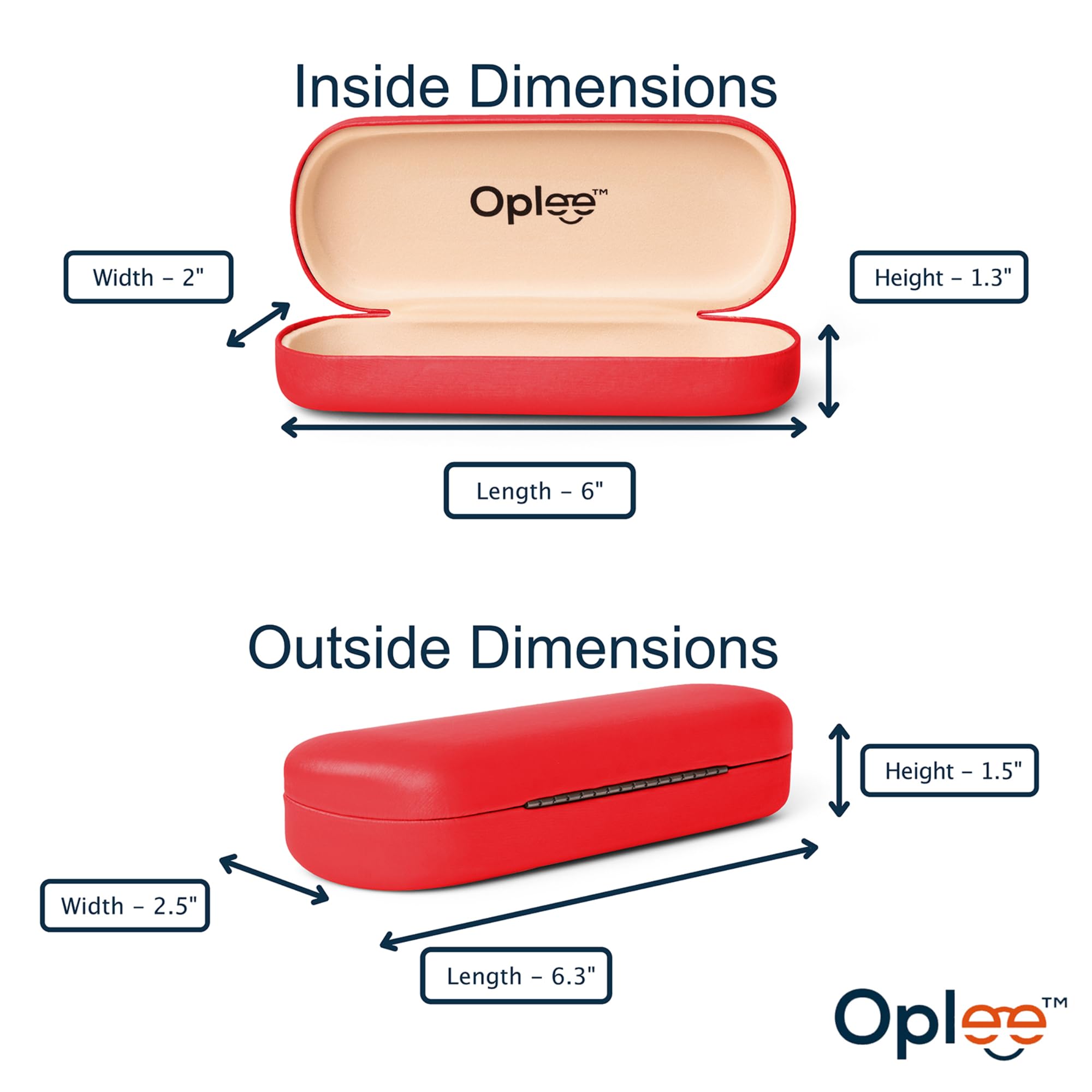 Oplee fit guide for travel contact lens and eyeglasses