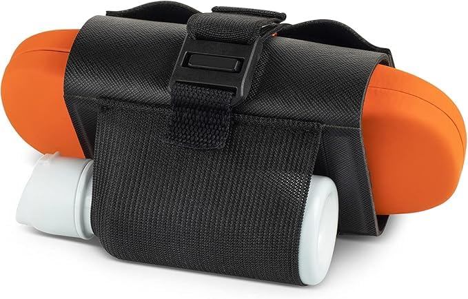 Oplee Travel Contact Lens Case in Black with built-in mirror