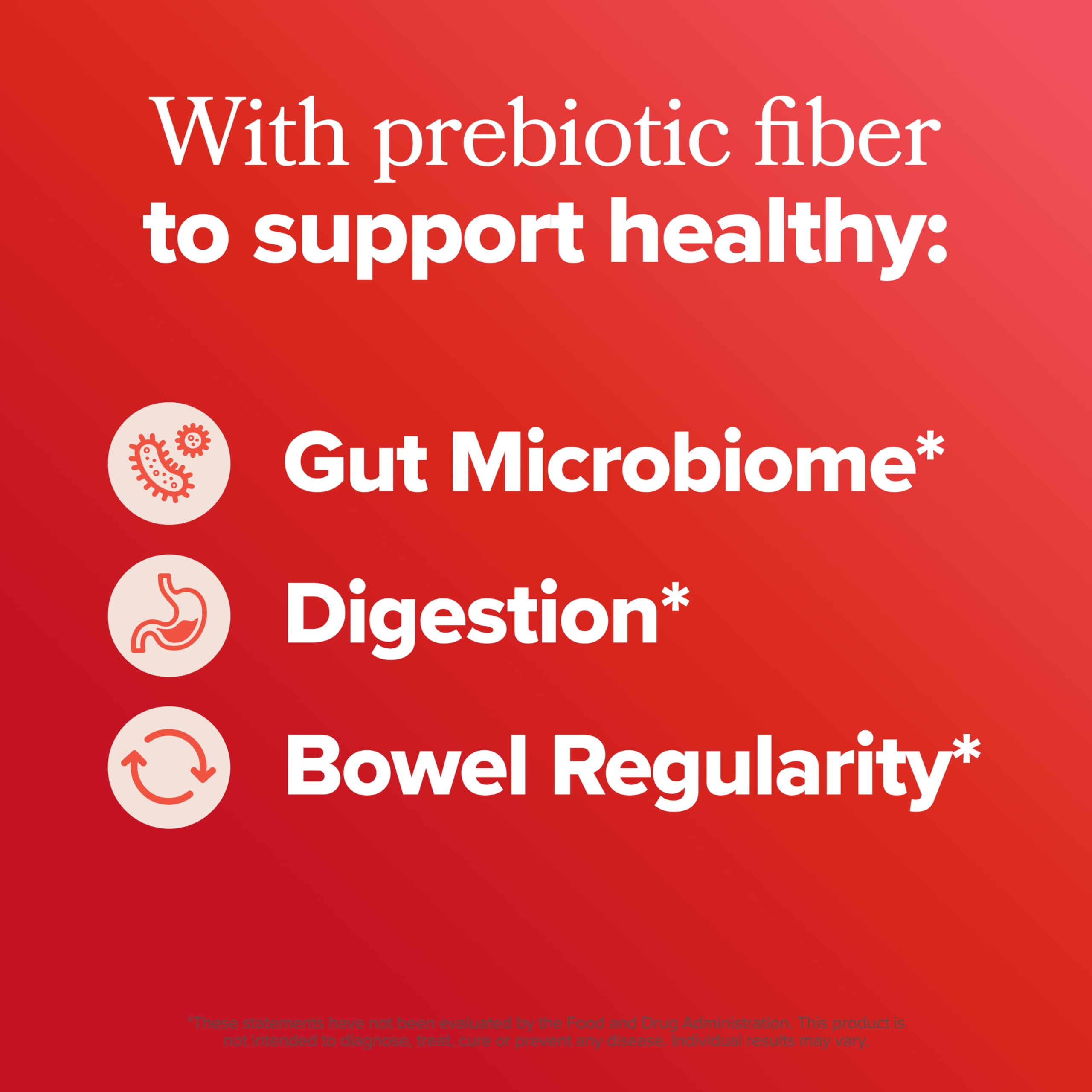 Close-up of URO Fiber Gummies bottle back label