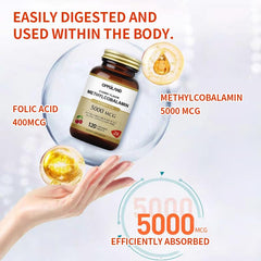 Cherry-flavored sublingual B12 tablets in blister pack