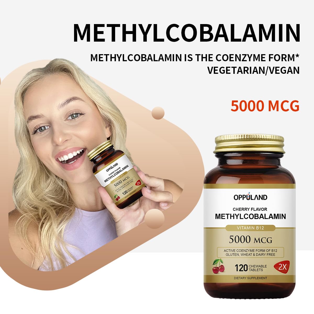 Close-up of high-potency methylcobalamin and folate formula