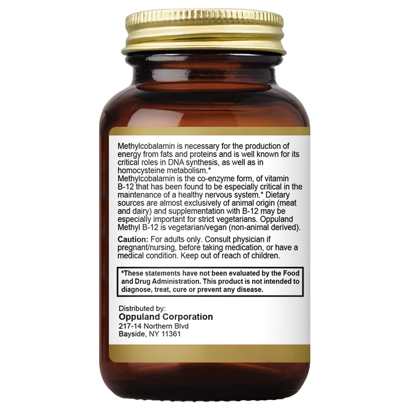 120-count bottle of vegan Methyl B12 with folate