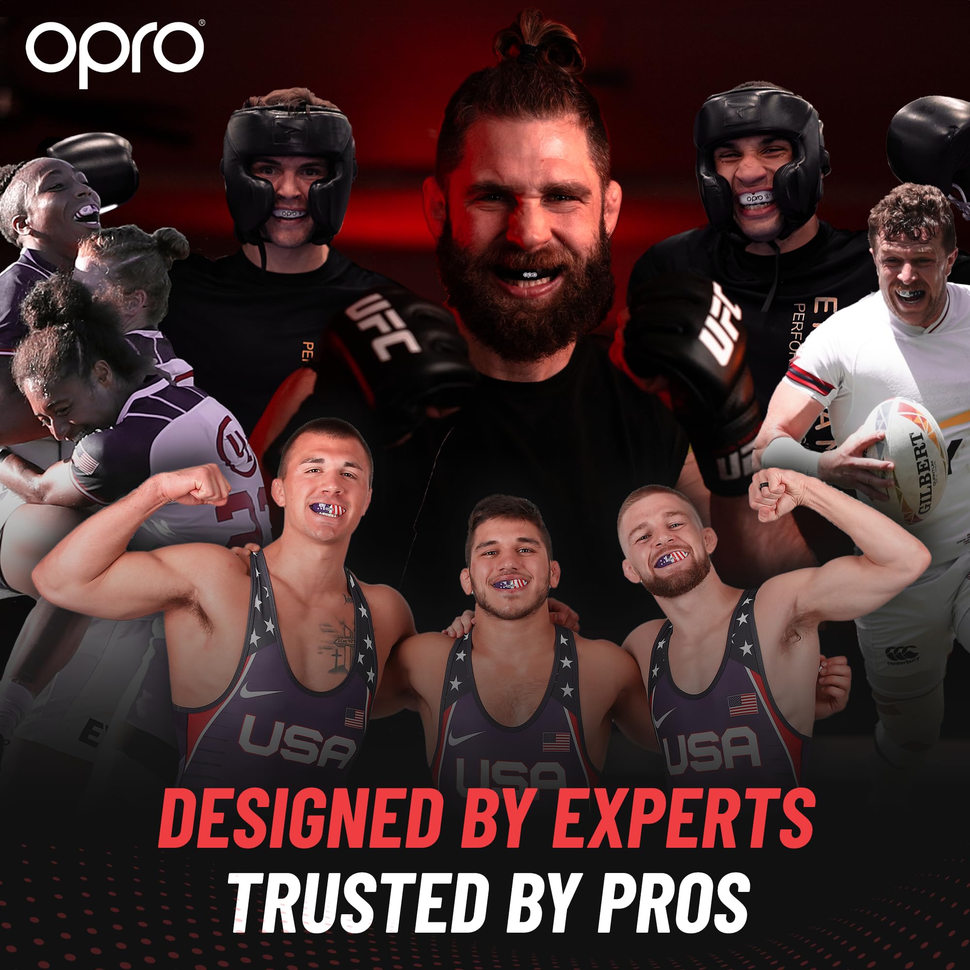 OPRO UV Cleaning Case holding two dental devices like mouthguard and retainer