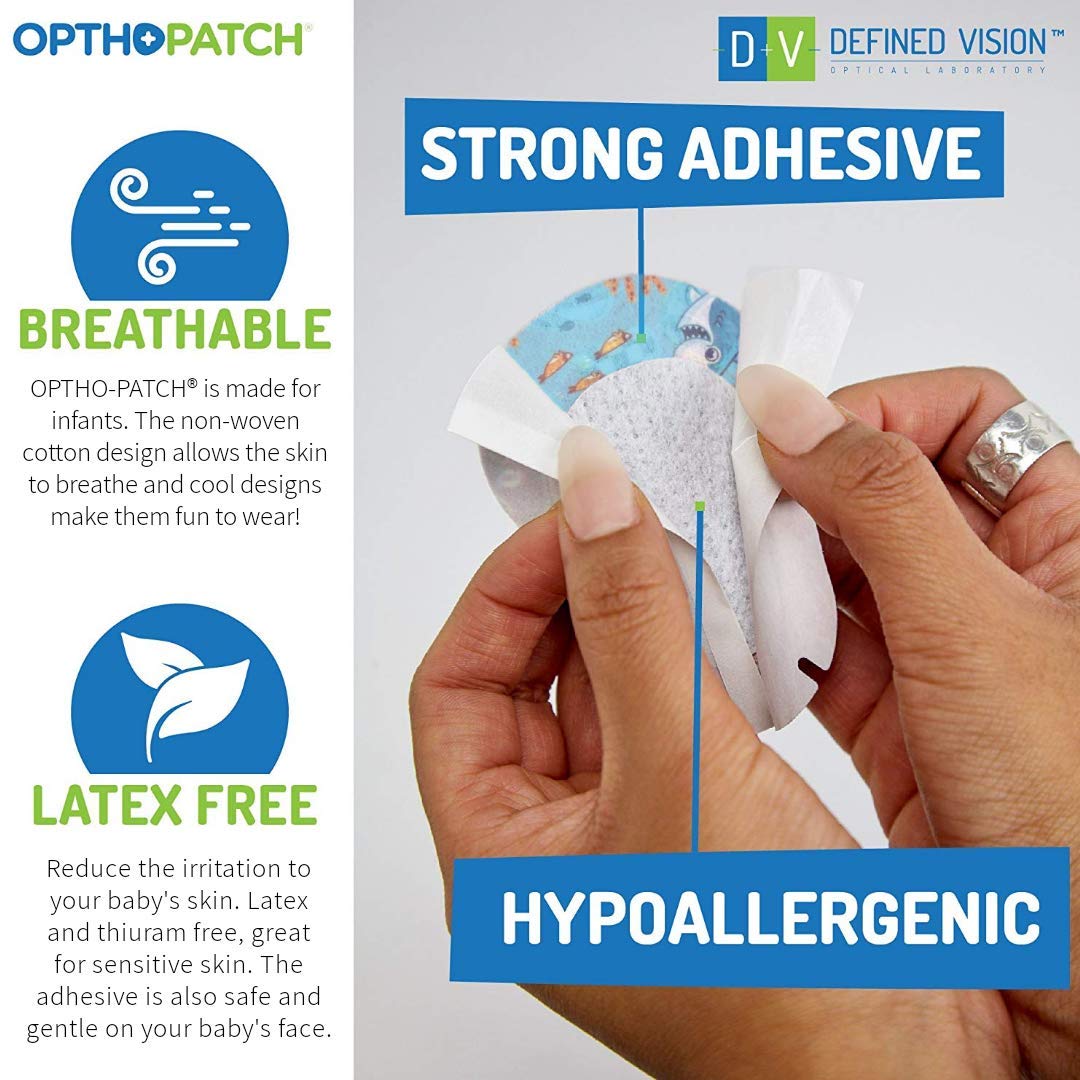 Infant patch option 67mm x 50mm size - Series I