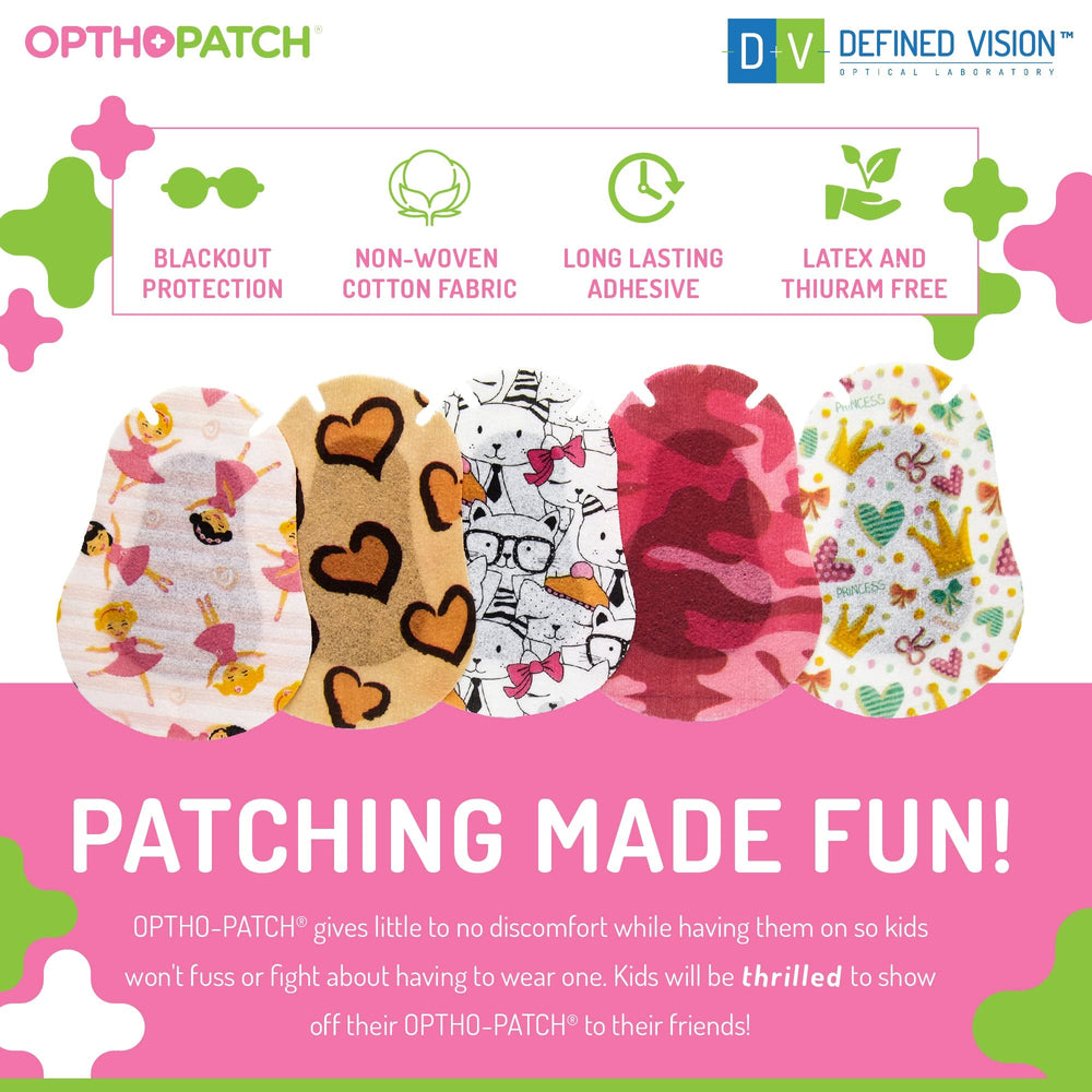 OpthoPatch Series I girls design eye patch – second variation, 83x57 mm