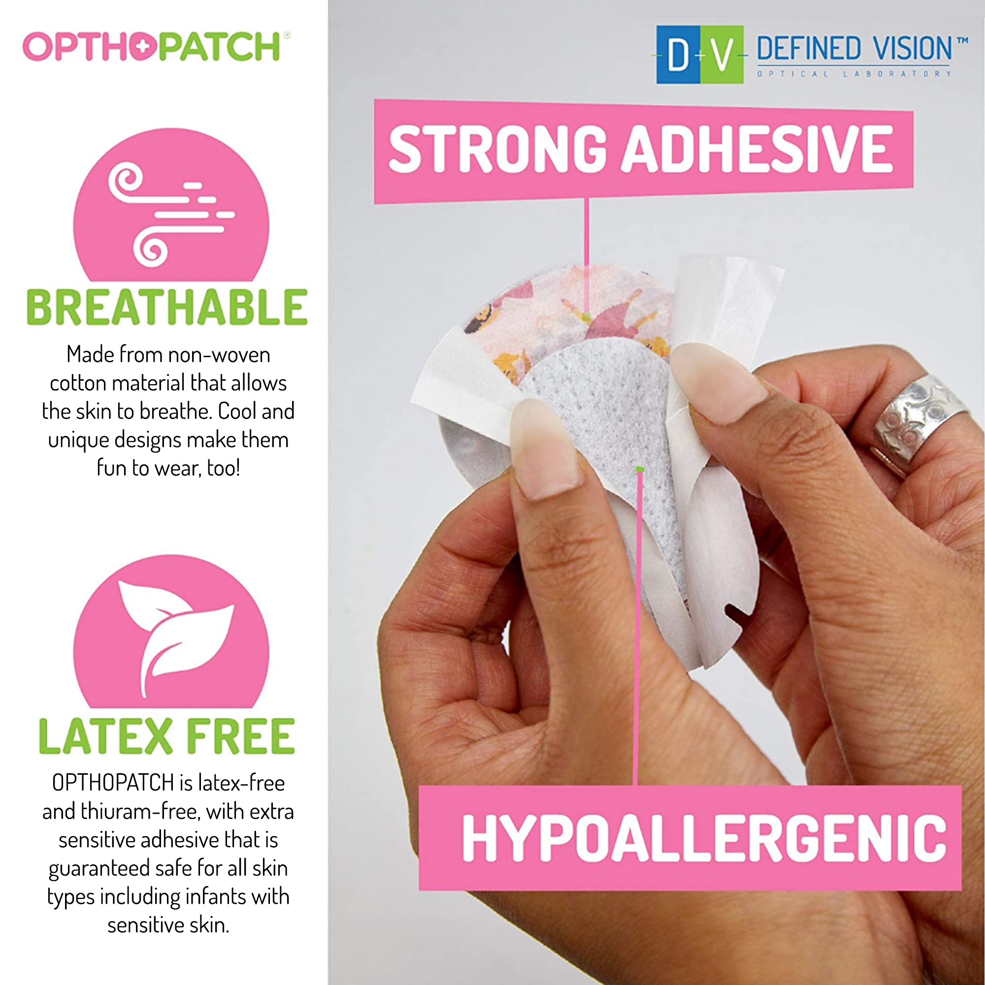 Girls design eye patch Series II for amblyopia therapy