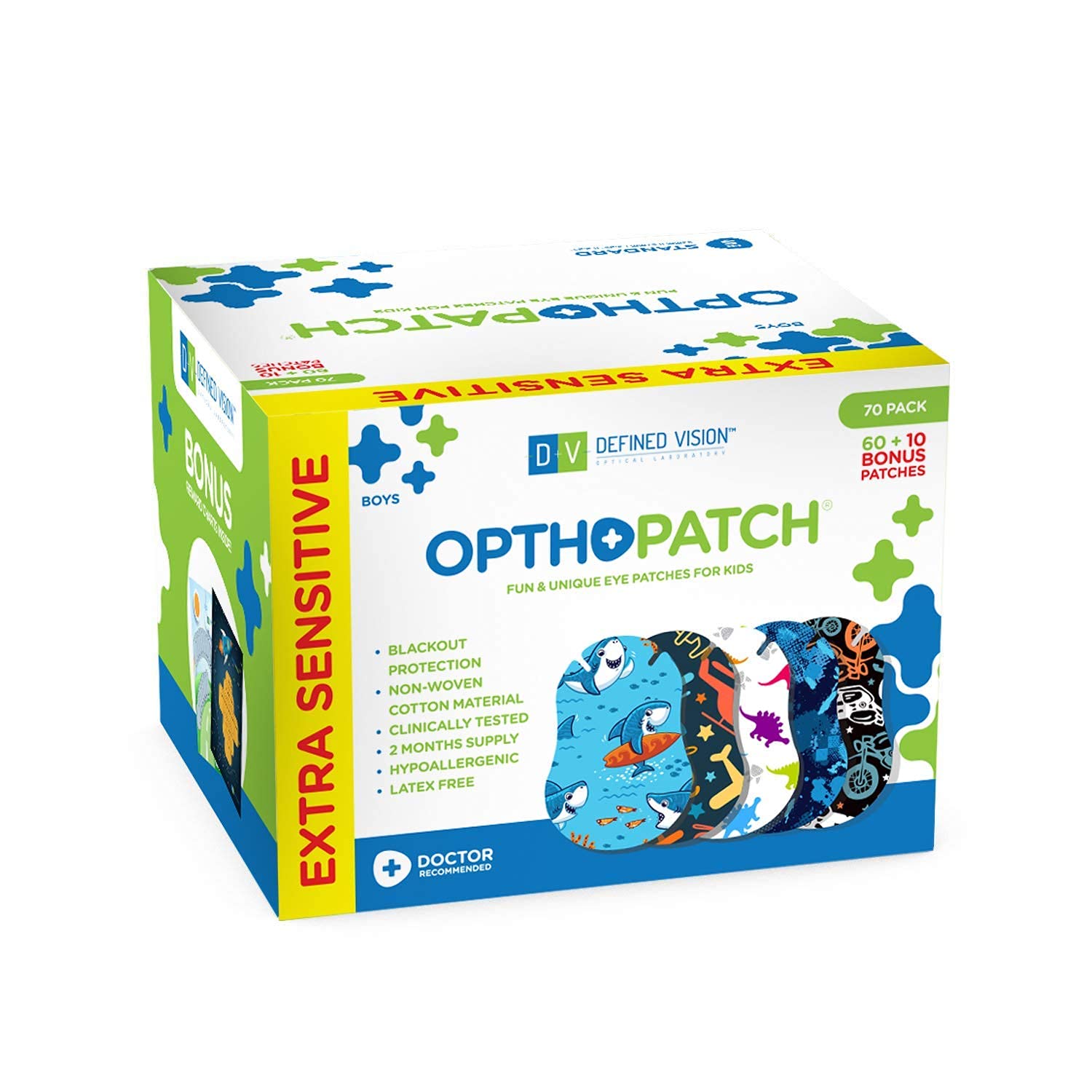 Rewards chart included with Opthopatch patches