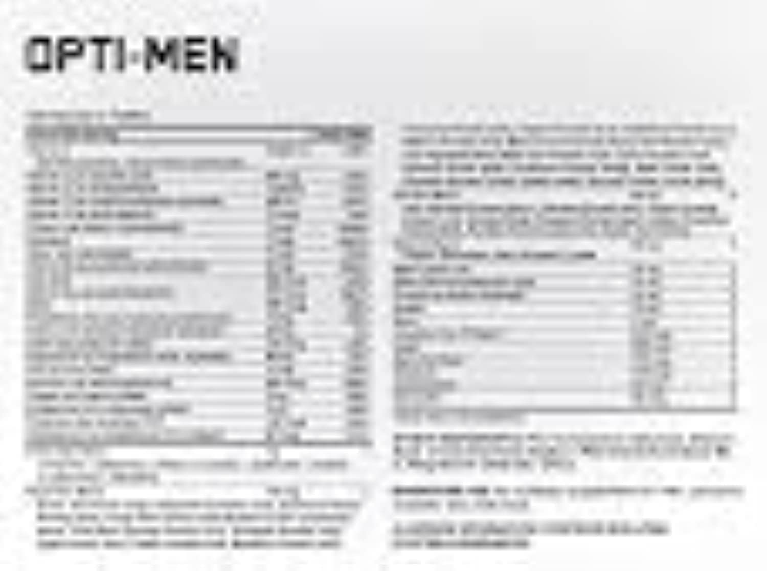 Front view of Opti-Men 150 count packaging