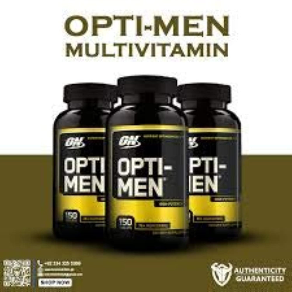 Close-up of Opti-Men tablets