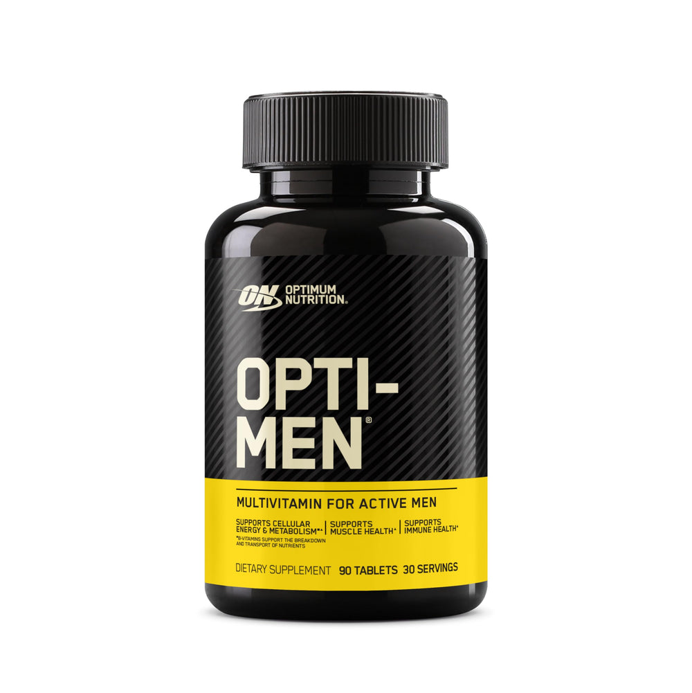 Bottle of Optimum Nutrition Opti-Men Multivitamin 90 tablets