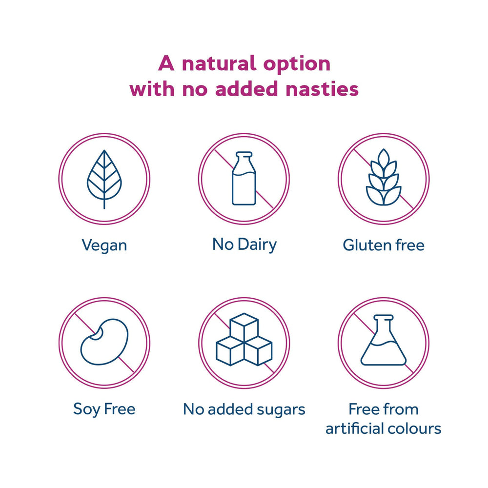 OptiBac bottle highlighting vegan and gluten-free features