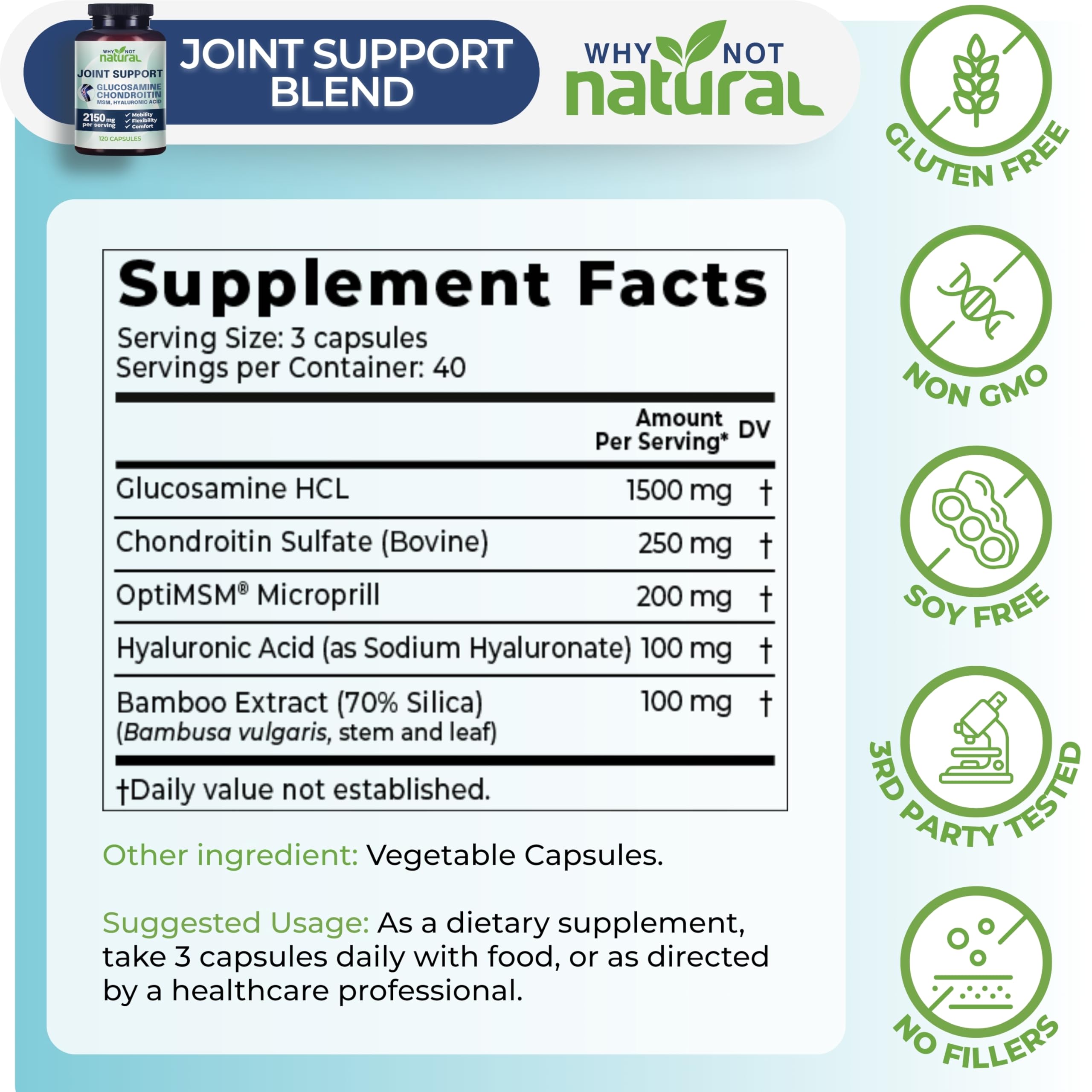 OptiMSM pure MSM for joints