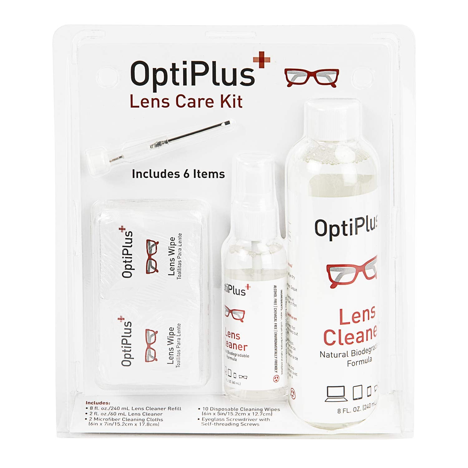 Two microfiber cleaning cloths for glasses and screens