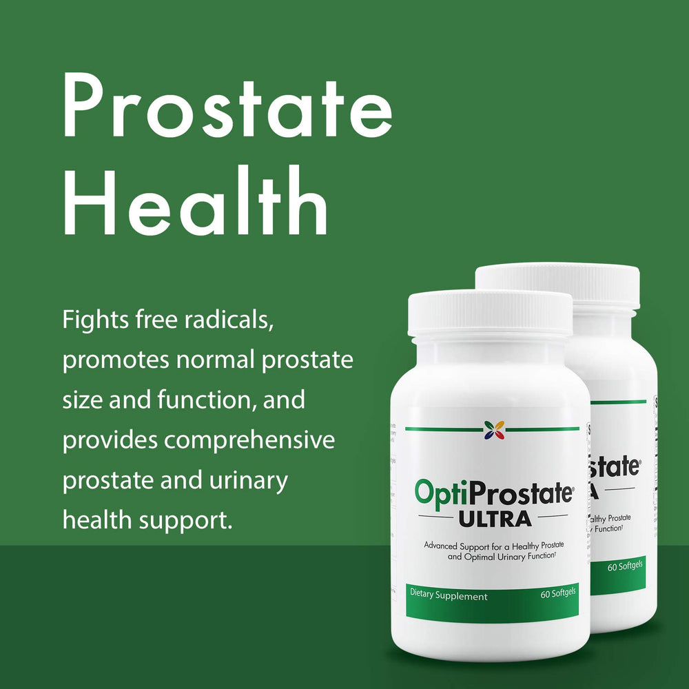 Close-up of OptiProstate Ultra capsules