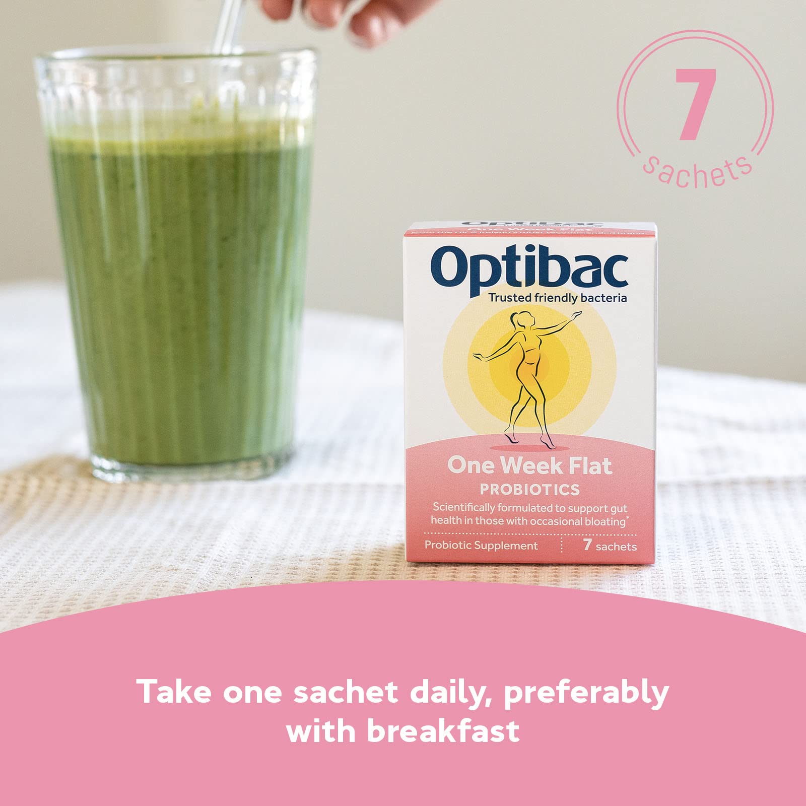 Label showing 5 Billion CFU on Optibac One Week Flat