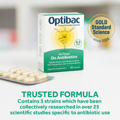 Capsules for daily use during antibiotic therapy