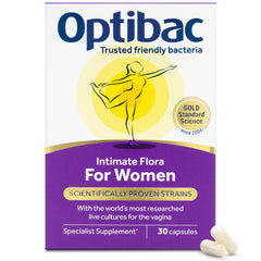 Optibac Probiotics For Women bottle and packaging