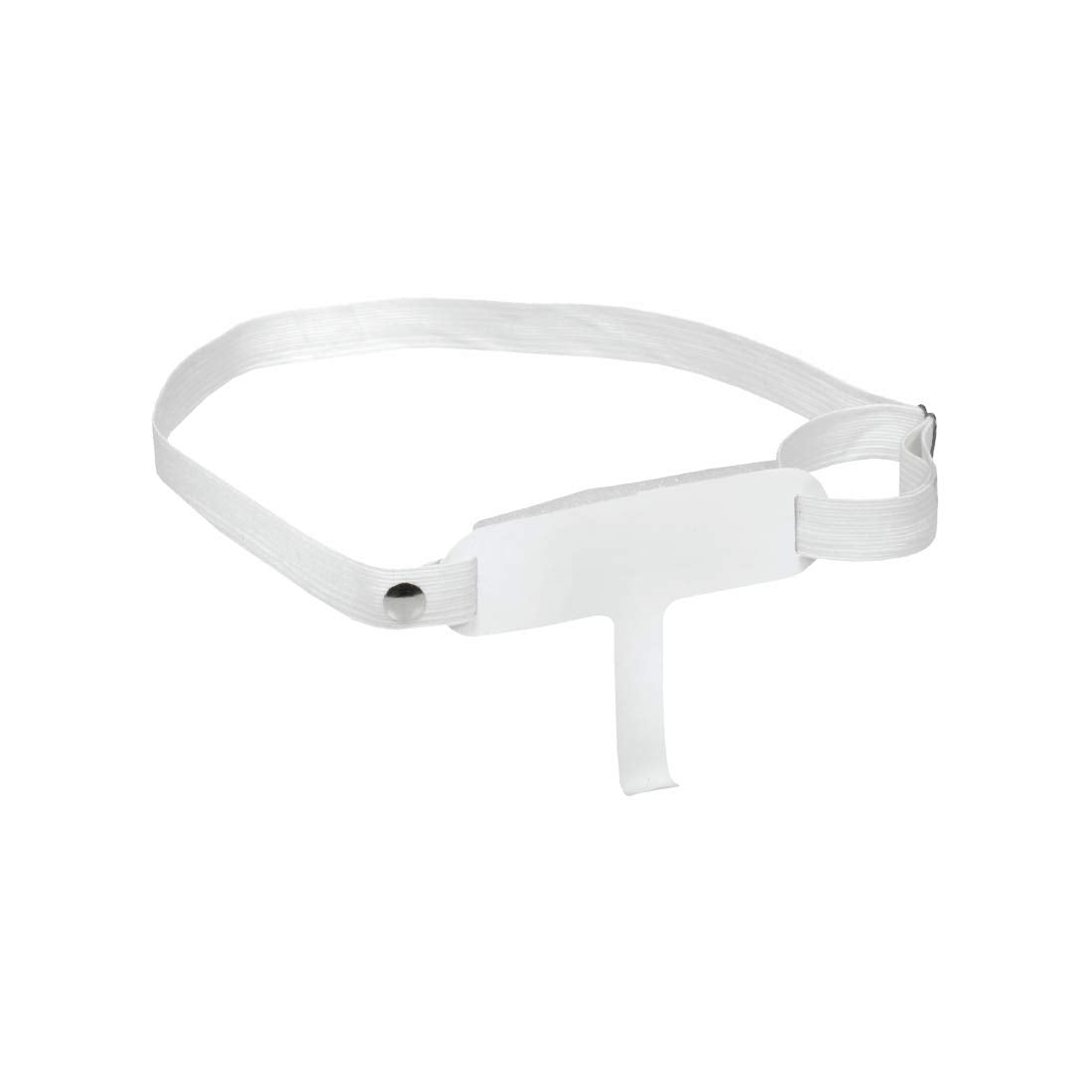 Pro-Nose Guard attached to eyeglasses suspending them above the nose bridge