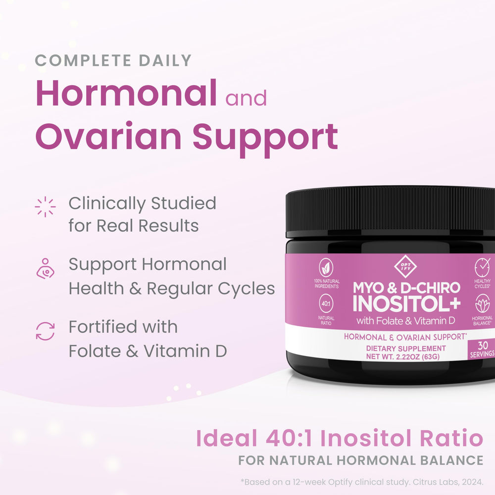Infographic showing 40:1 Myo-Inositol to DCI ratio