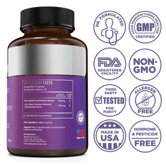 Beef brain and Lion's Mane powder ingredients