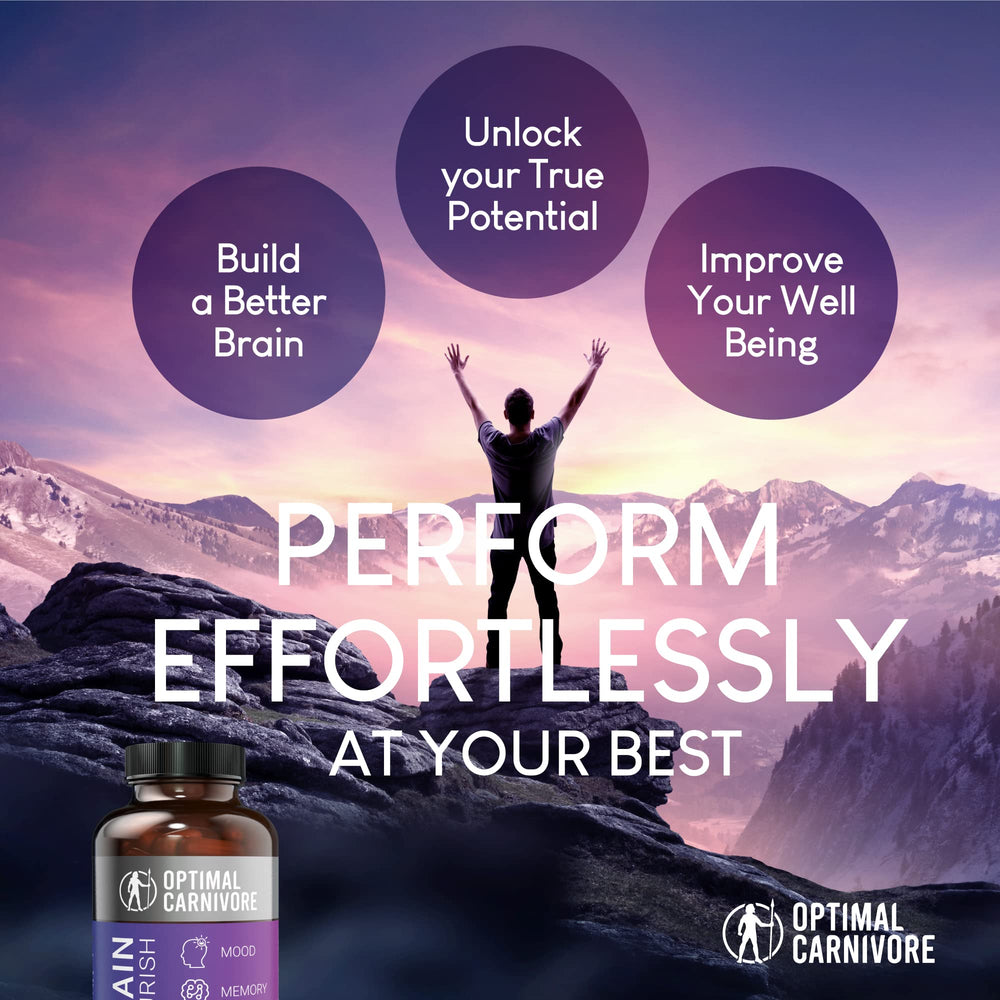 Product packaging and label for Optimal Carnivore supplement