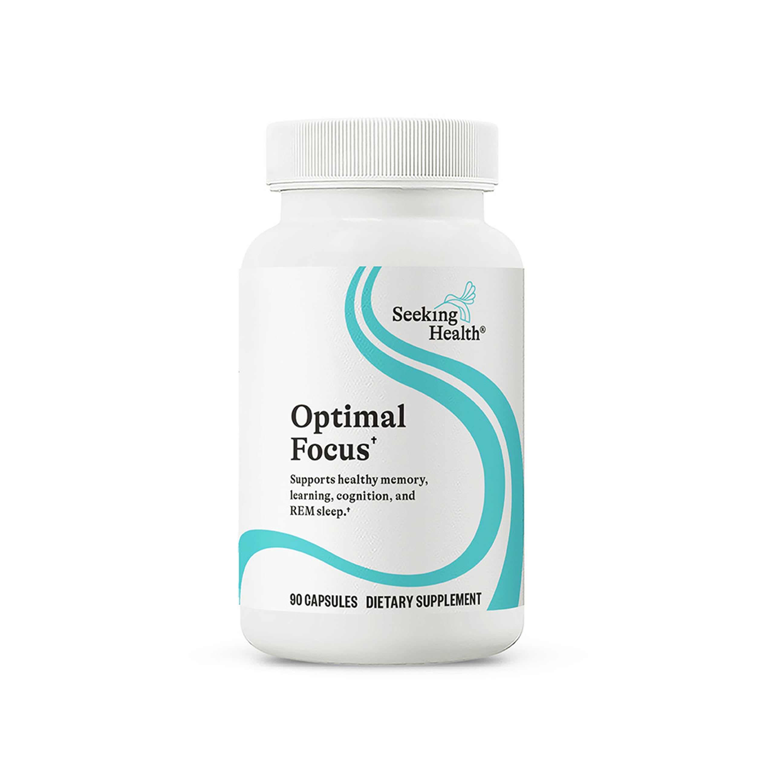 Seeking Health Optimal Focus bottle on white background