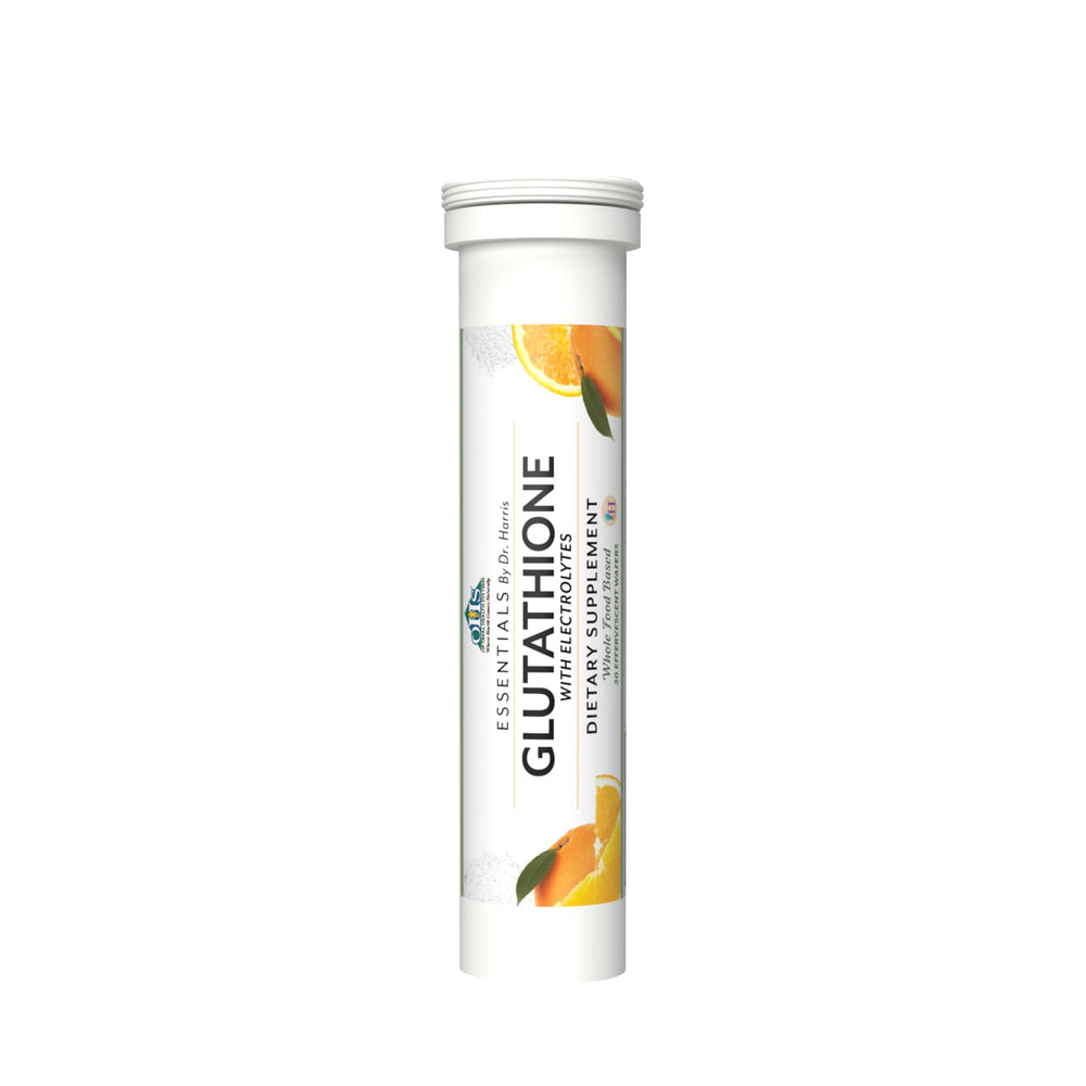 Bottle of Optimal Health Systems Essential Glutathione with 20 wafers