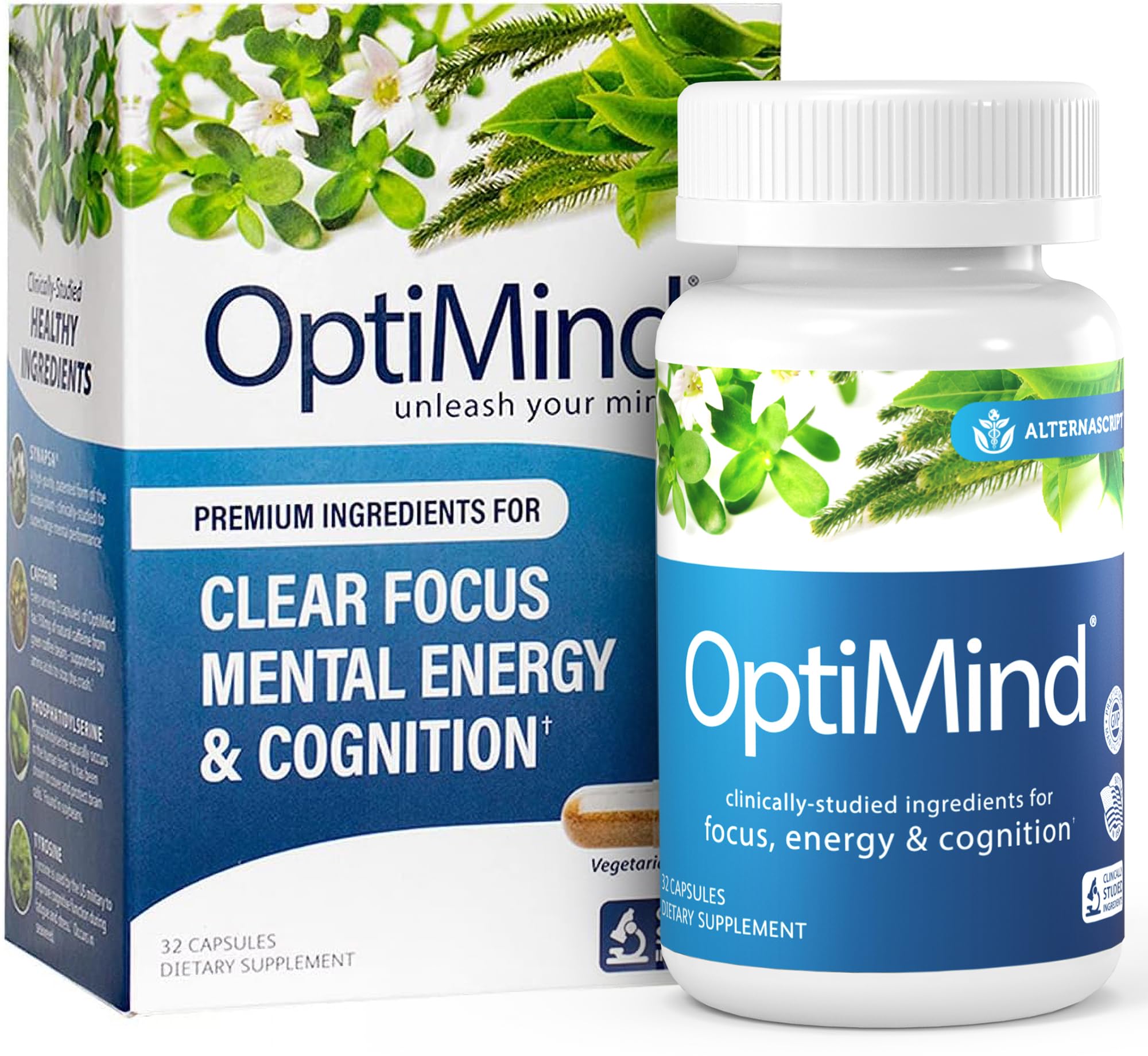 Optimind Synapsa bacopa capsule for natural memory support and sharper focus.
