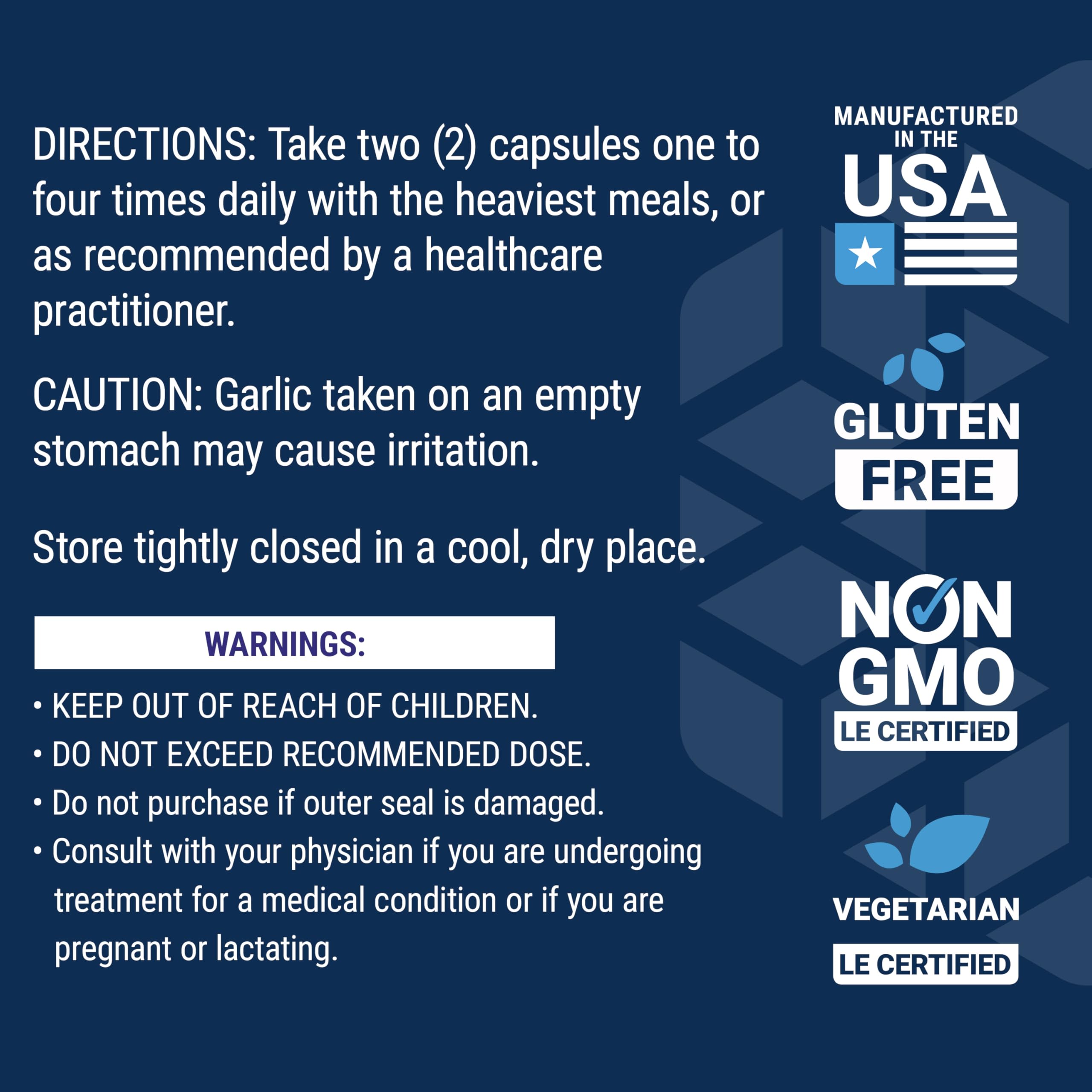 Cellular detox and antioxidant support from garlic