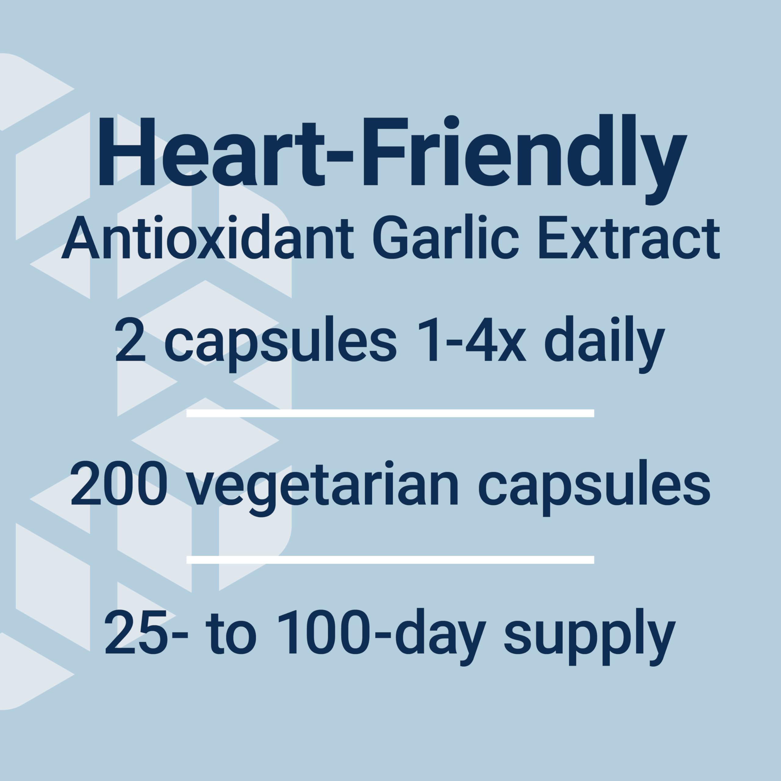 Immune support concept with Optimized Garlic