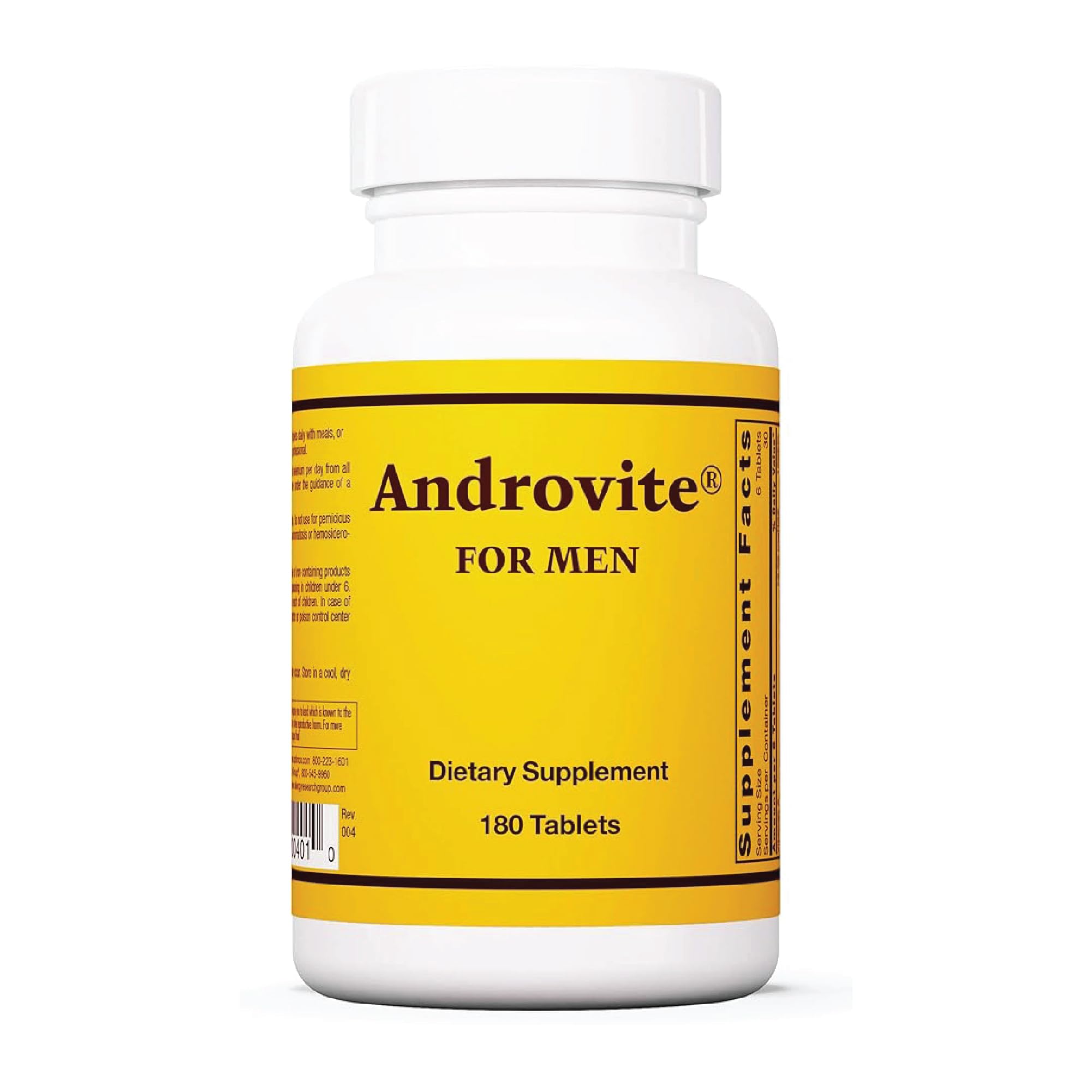 Front view of Optimox Androvite for Men bottle
