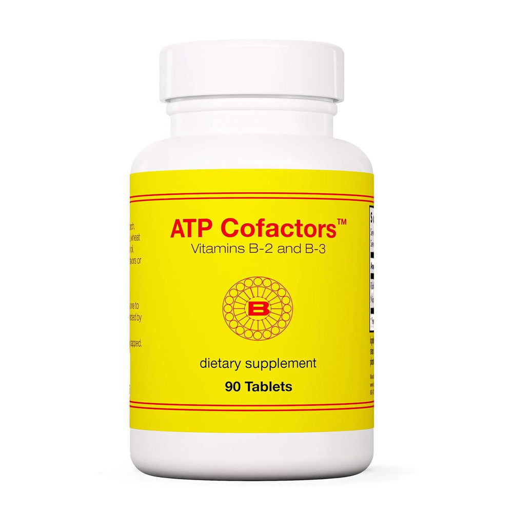 Optimox ATP Cofactors bottle front view for daily energy support.