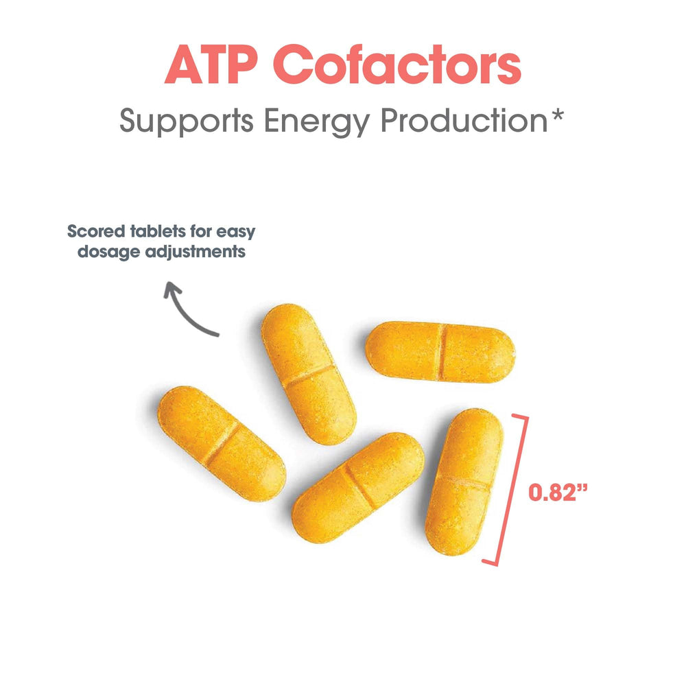Optimox ATP Cofactors packaging nutrition facts for informed supplementation.