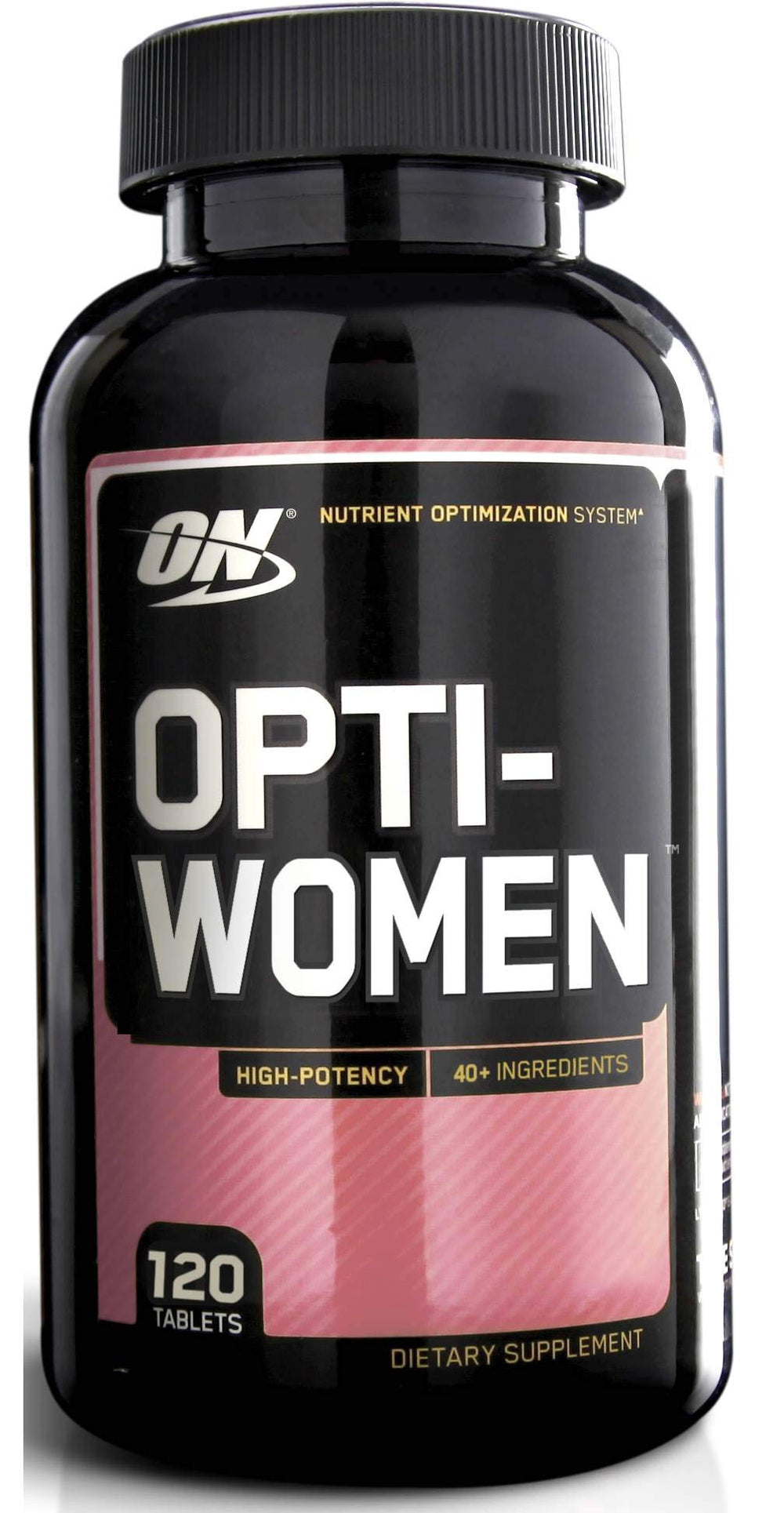 Optimum Nutrition Opti-Women 120-Count women's multivitamin bottle